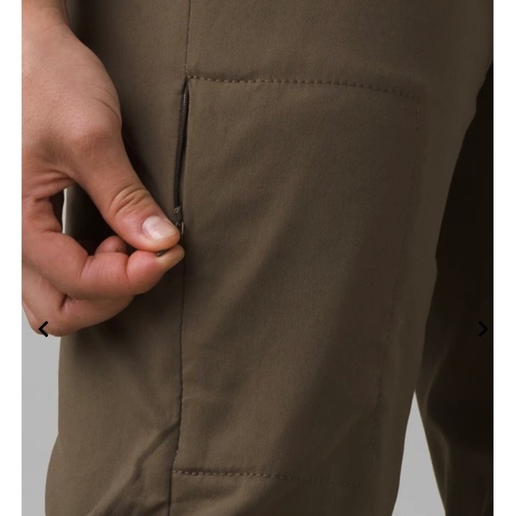 Prana size 12 regular length Halle hiking pants in slate green - Picture 9 of 10